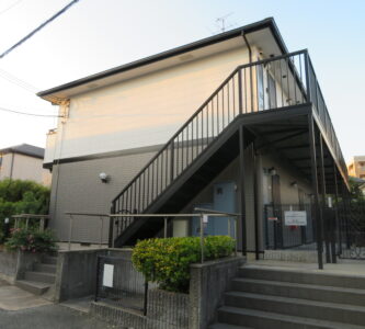 神戸市須磨区須磨寺町Eアパート様　外壁屋根塗替え工事