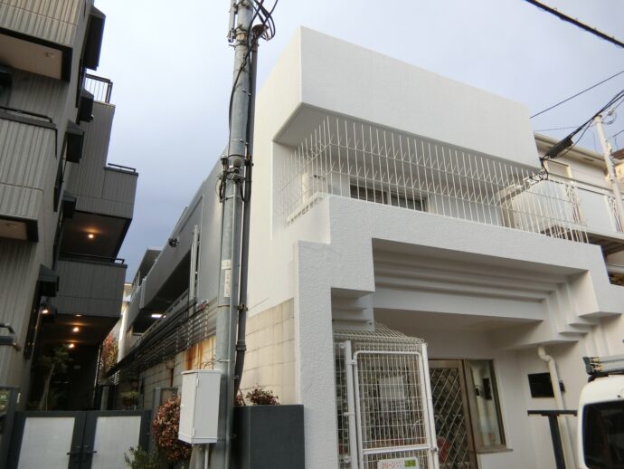 神戸市東灘区本山中町Mマンション様　外壁塗替え・屋上防水工事