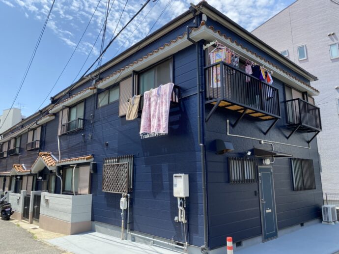 神戸市須磨区月見山本町レジデンス月見山様　外壁屋根塗替え工事