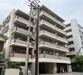 神戸市東灘区ベルオーク甲南様　外壁塗替え・屋上等防水工事