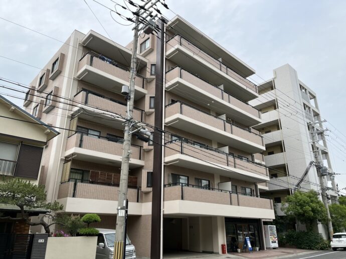 神戸市東灘区ベルオーク甲南様　外壁塗替え・屋上等防水工事