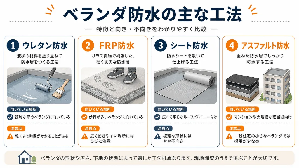 ベランダ防水工事の費用相場はいくら?種類ごとの違いと優良業者の ベランダ防水工事の費用相場はいくら?種類ごとの違いと優良業者の