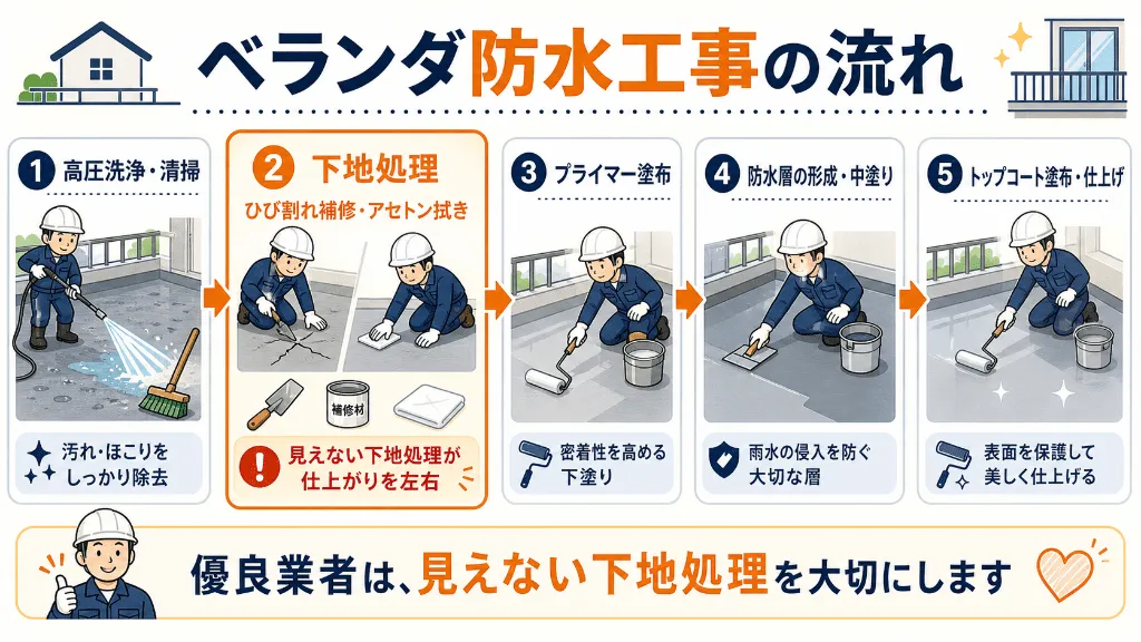 ベランダ防水工事の費用相場はいくら?種類ごとの違いと優良業者の ベランダ防水工事の費用相場はいくら?種類ごとの違いと優良業者の